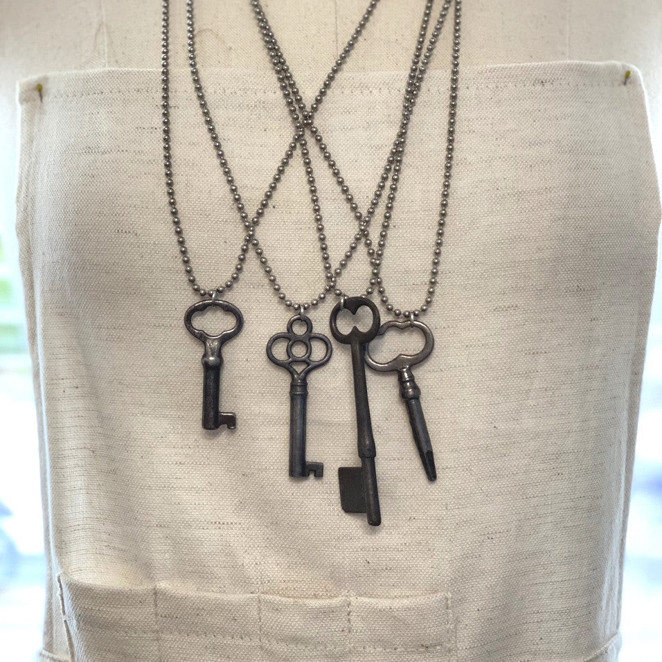 Vintage key necklace