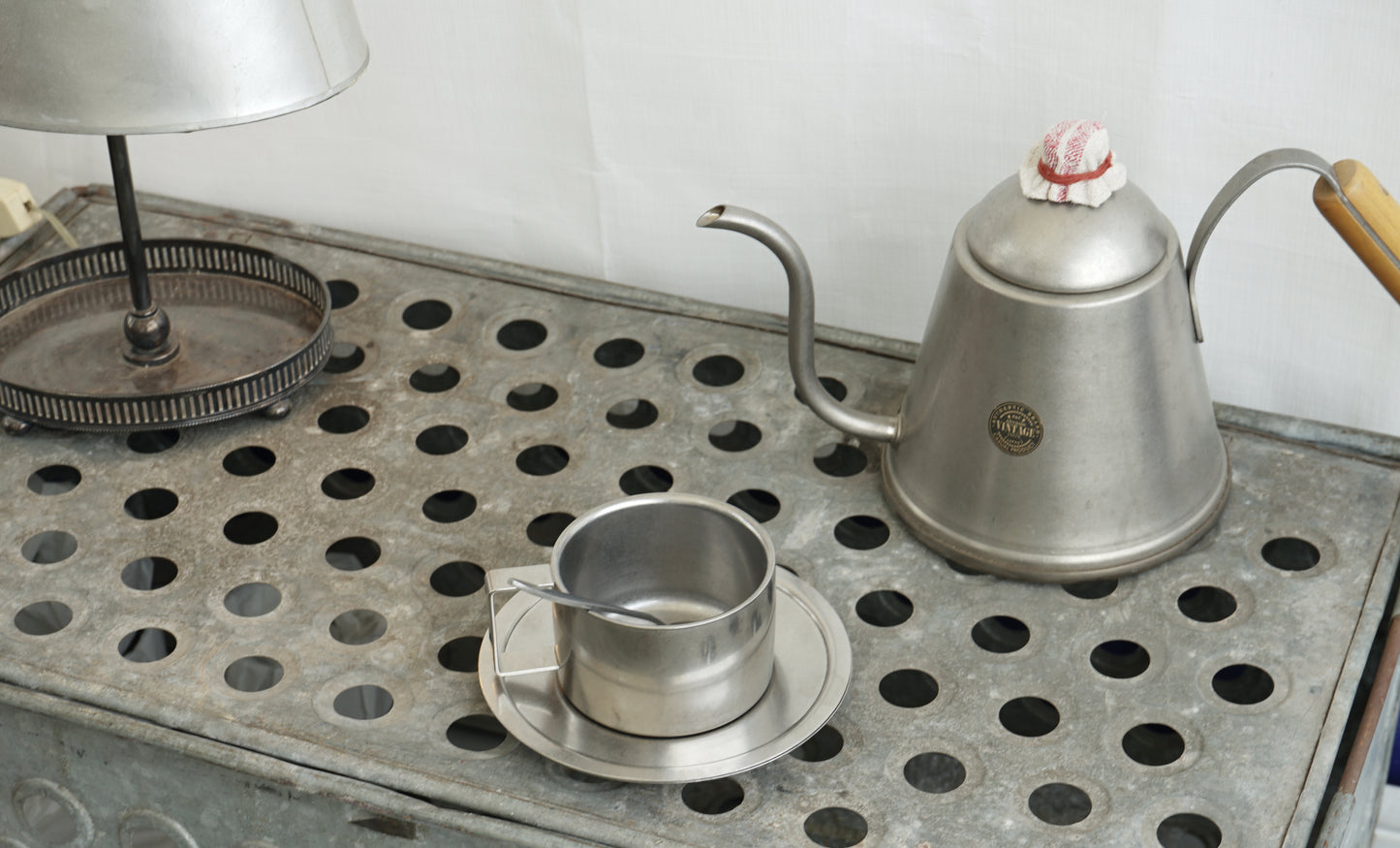 Industrial Stainless Steel Coffee Cup Set