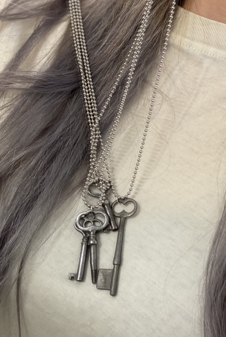 Vintage key necklace