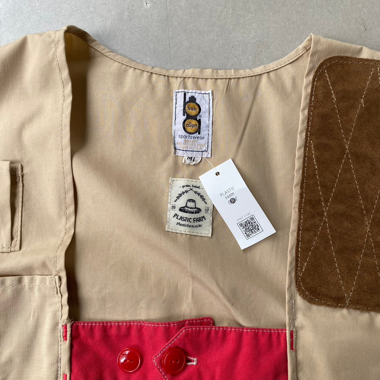 [REMAKE] BOB ALLEN patch hunting vest - ML Red