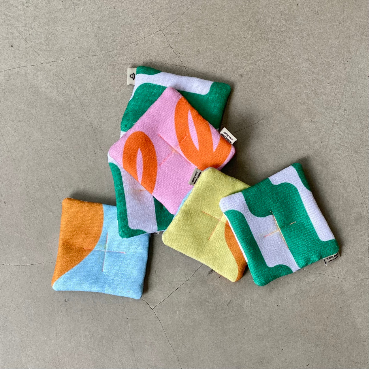 Recycle Towel Coaster _ 3 color