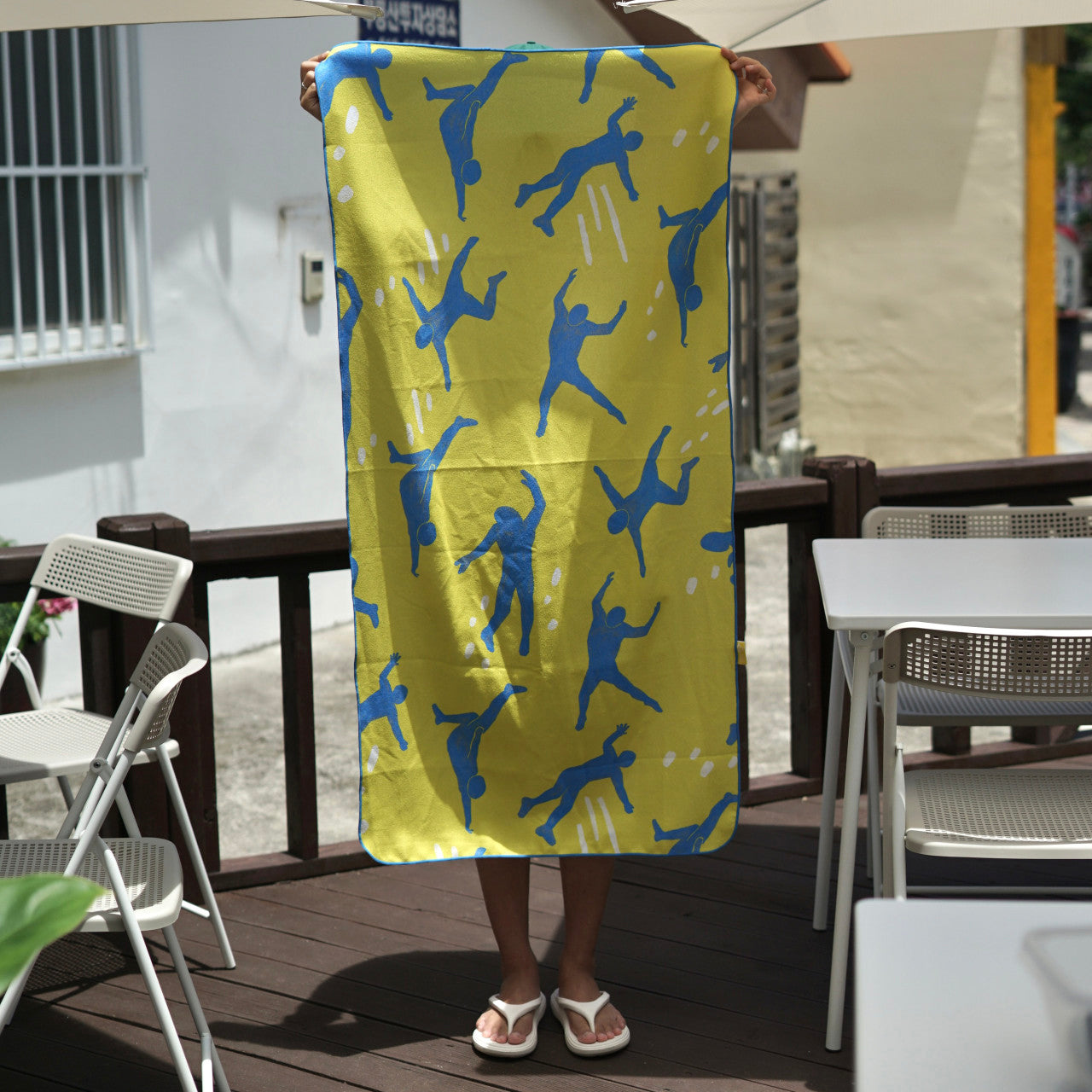 [Plasticfarm x Jejeland] Midium Beach Towel - WIPE OUT 135X65