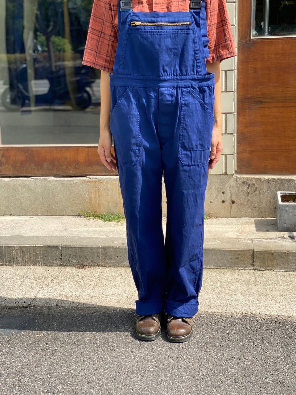 [VINTAGE] 80s 90s French Vintage SANFOR Overall Jumpsuit - Size 56