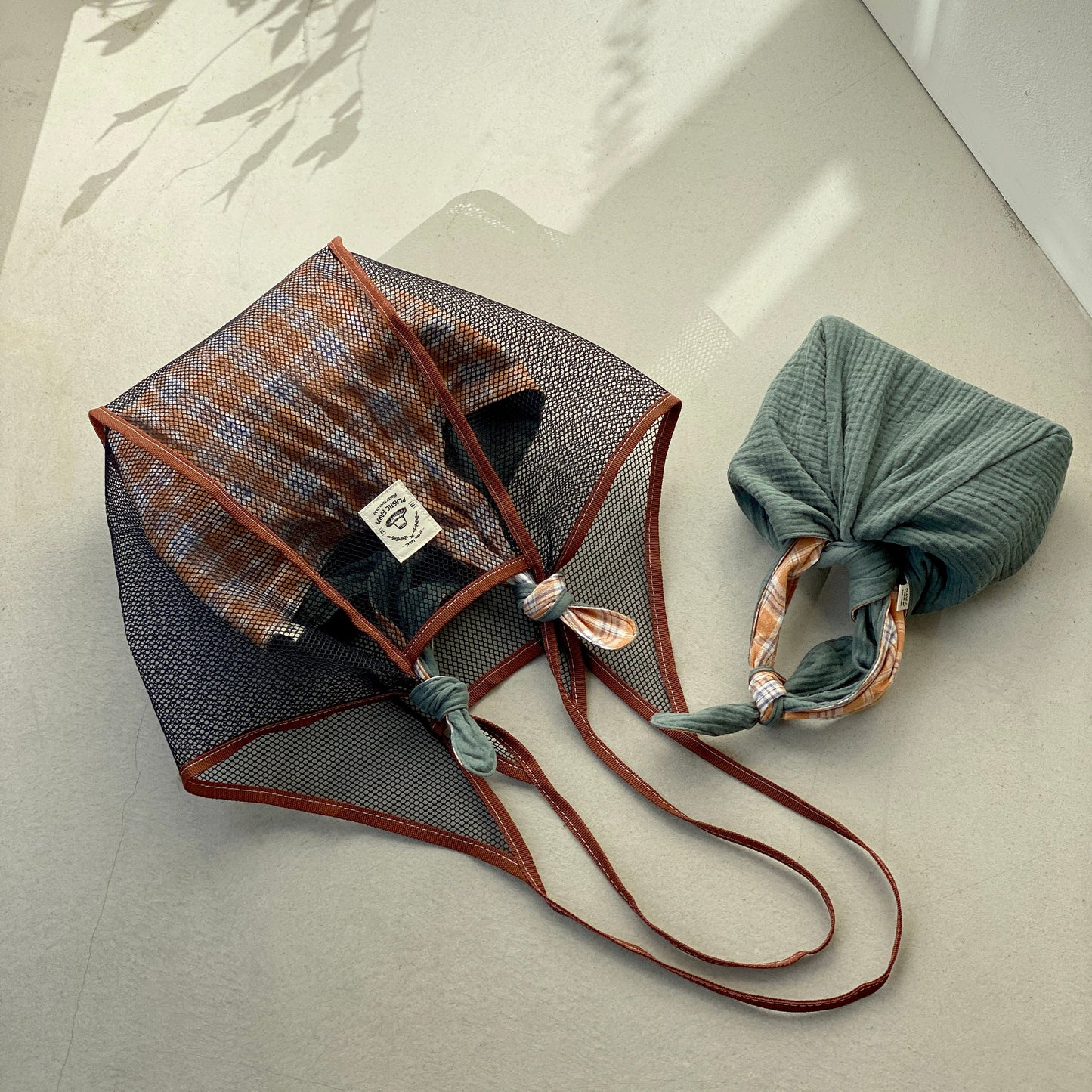 Inner pouch / lunch bag _ Orange green