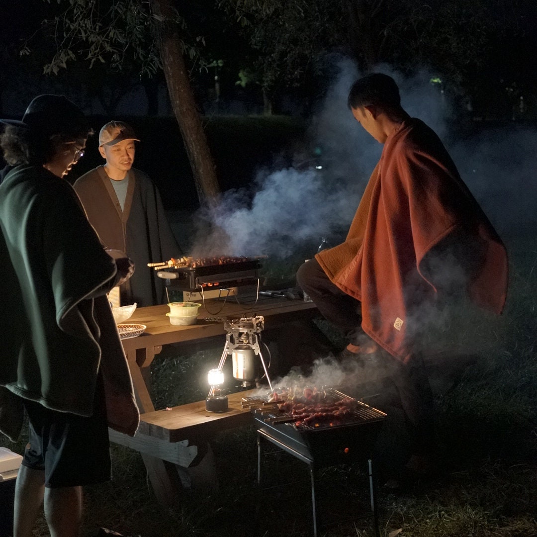 Outdoor Pancho - Indian green