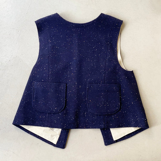 Nef Granny Vest _ Navy