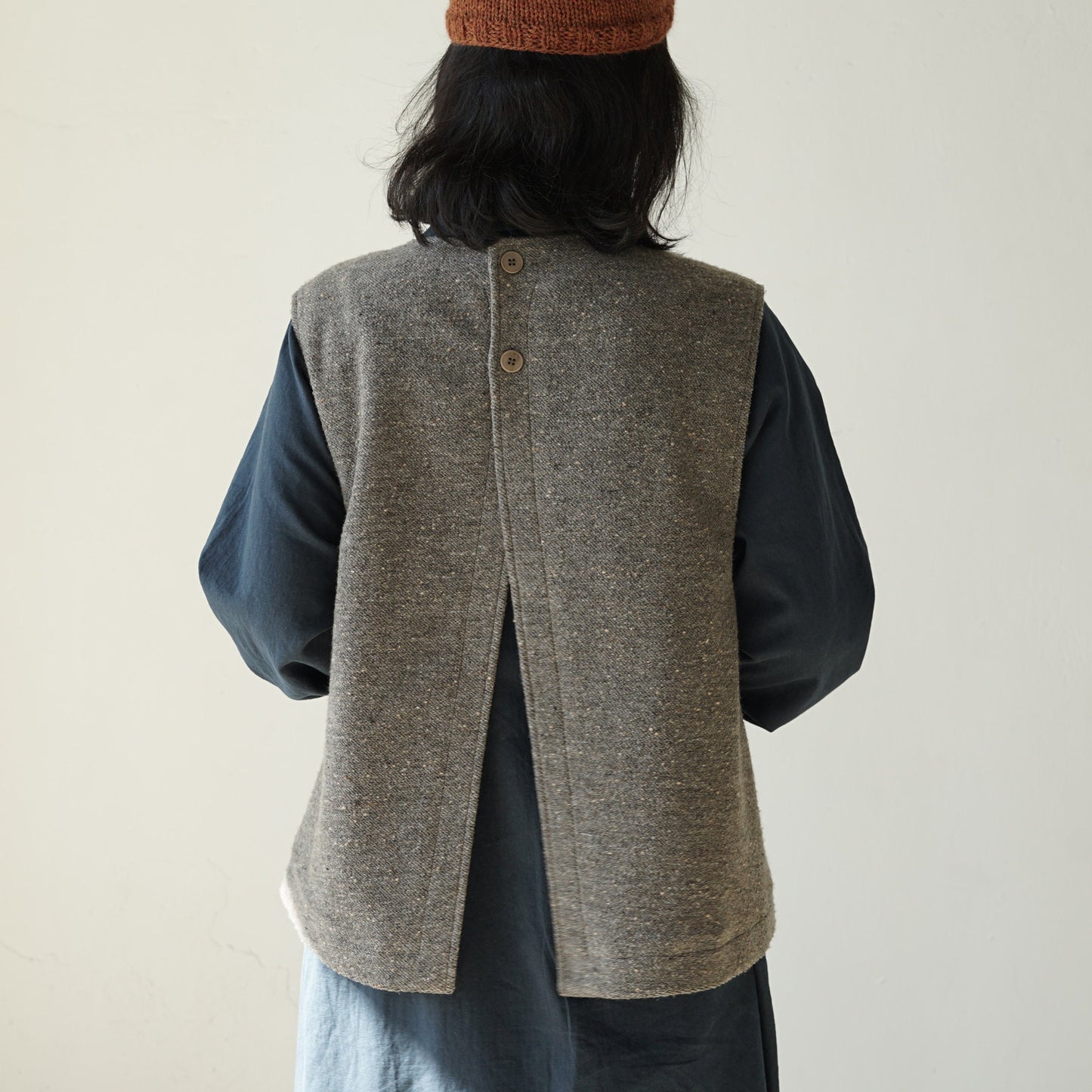 Nef Granny Vest _ Gray