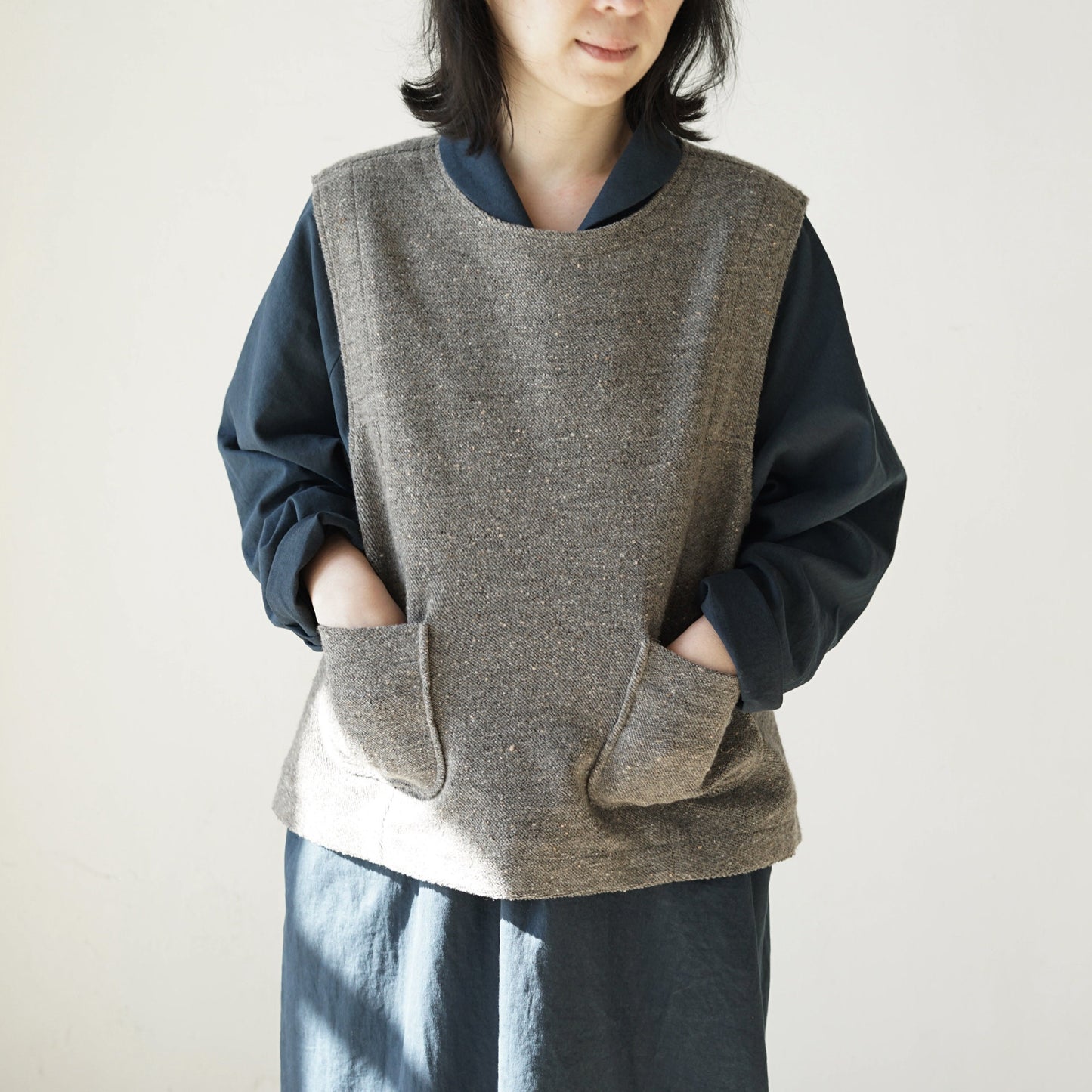 Nef Granny Vest _ Gray