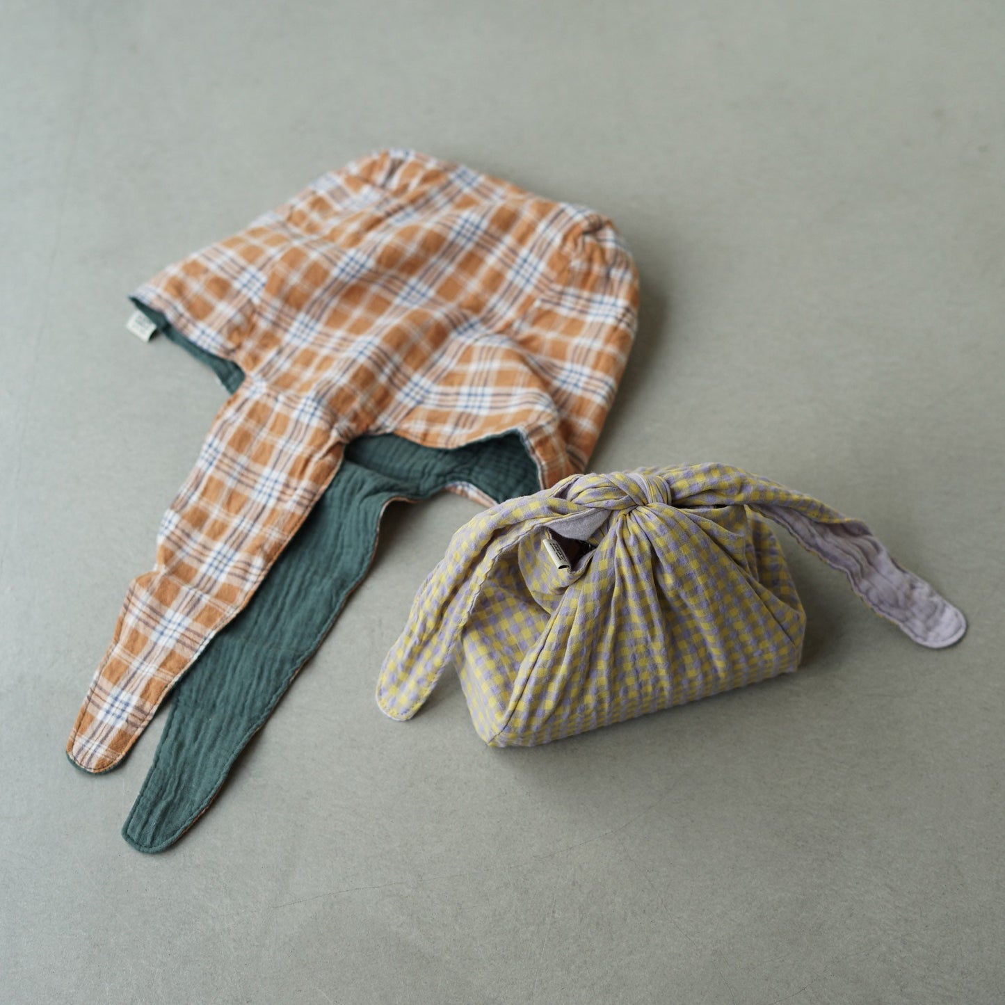 Inner pouch / lunch bag _ Yellow lavendar