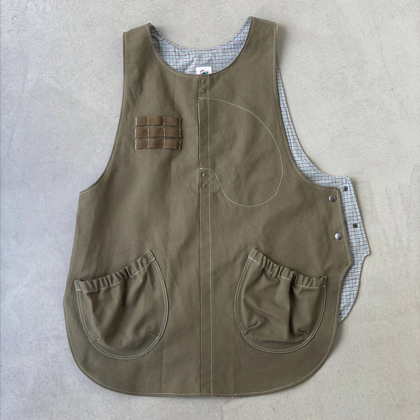 Pocket Multi Vest _ Large Khaki